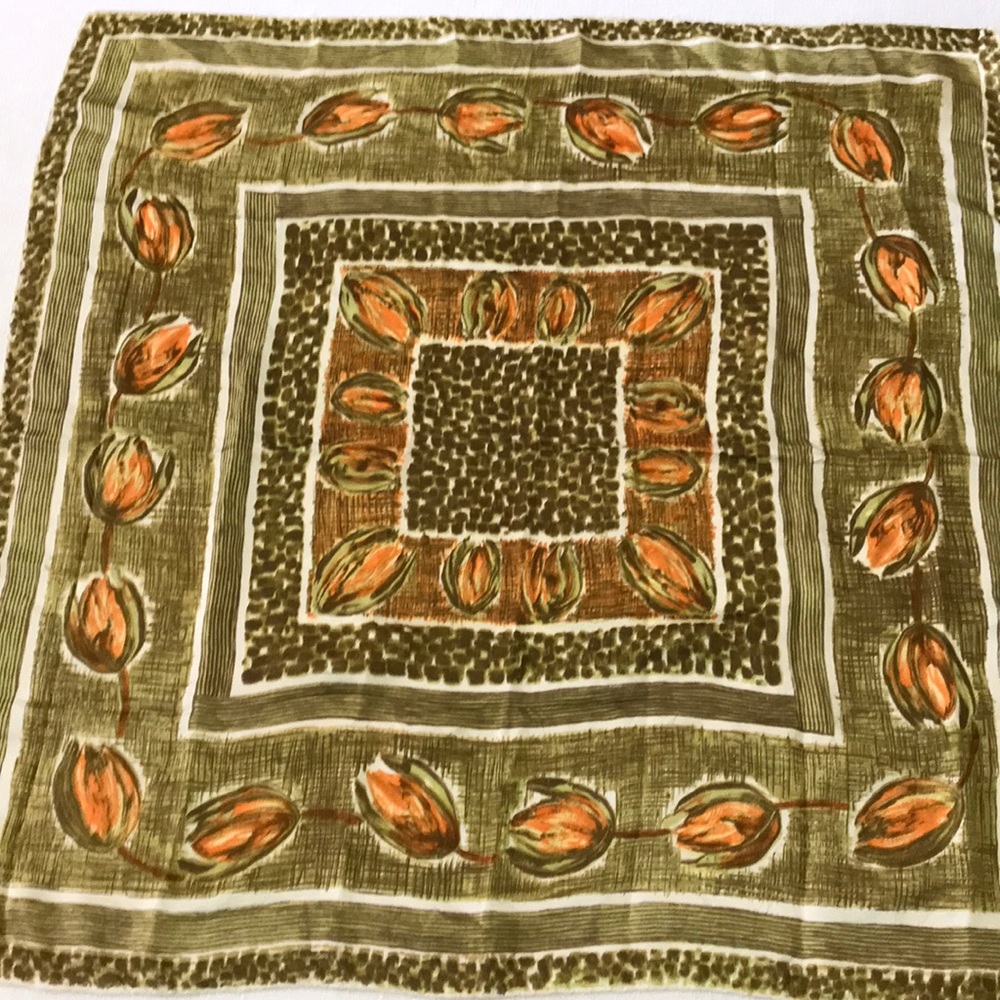 Square Multicolor Scarf - Picture 2 of 3